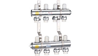HB143-PP-R 双阀温控式分水器